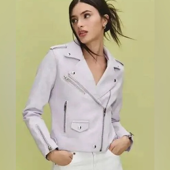 NWOT Blank NYC Faux Leather Moto Jacket - Picture 5 of 9